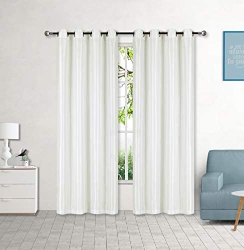 Adore the Decor™ Faux Silk 54 x 84 in. Single Grommet Curtain Panel